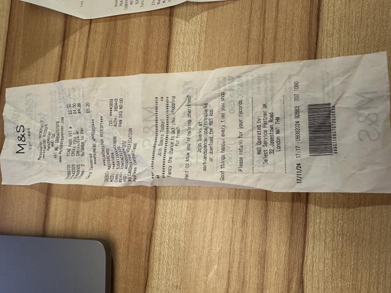 aws textract expense fixture